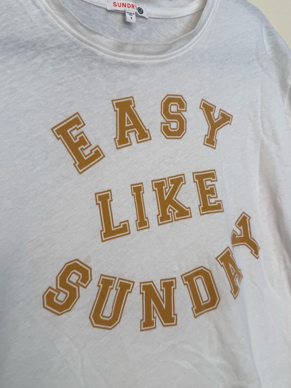 Sundry White Tee - Picture 2 of 4
